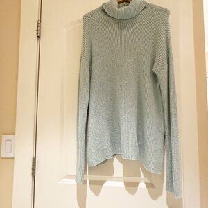Calypso St. Barth Women’s Turtleneck Tunic Sweater — Mint, Size M